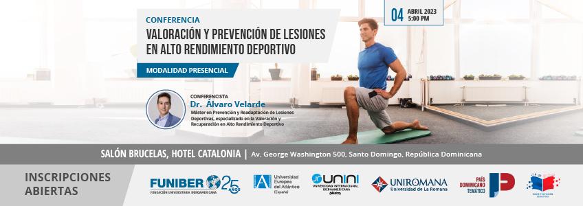 Conferencia «Valoración y prevención de lesiones en alto rendimiento deportivo»