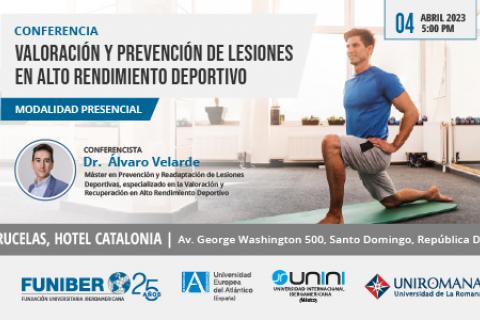 Conferencia «Valoración y prevención de lesiones en alto rendimiento deportivo»